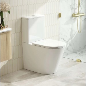 Oxford Gloss White Quiet flushing technology Rimless + Tornado Toilet Suite